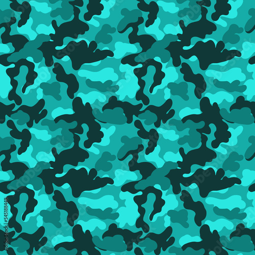 Bright Camouflage Seamless Pattern for party, anniversary, birthday. Design for banner, poster, card, invitation and scrapbook
