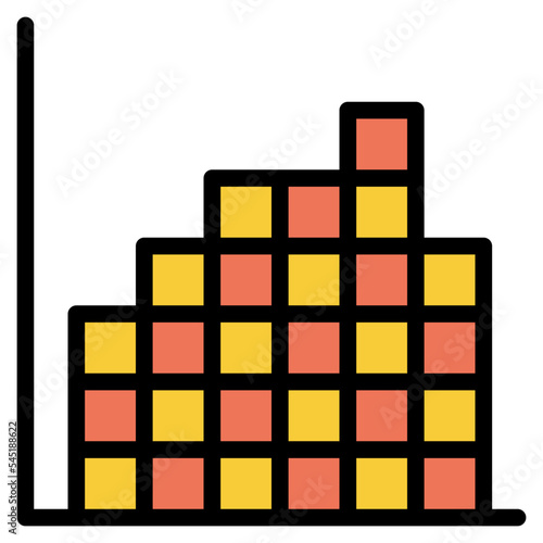 data graph chart result icon
