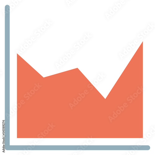 chart cover graph analytic icon