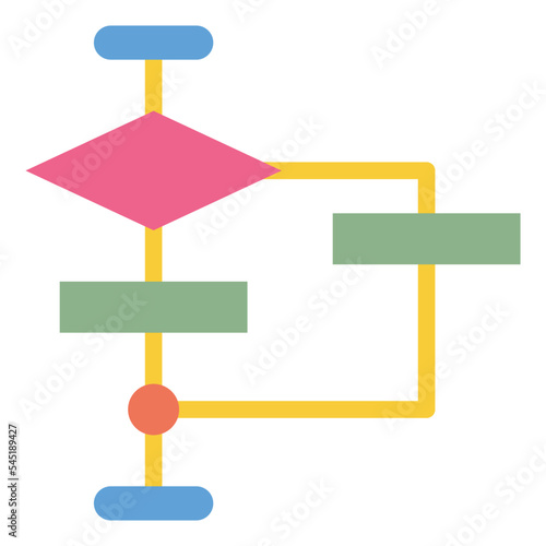 diagram program algorithm structure icon