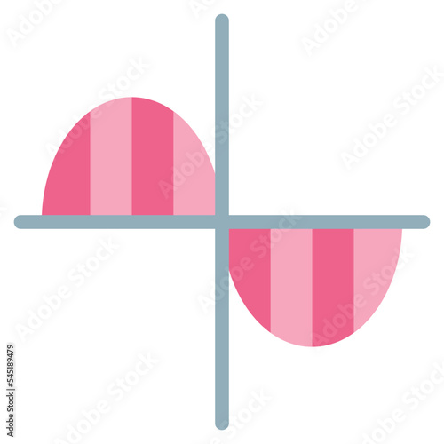 graph fluctuate chart time icon