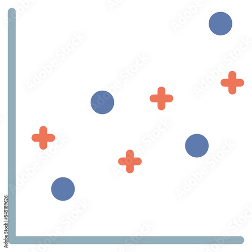 selected data chart result icon