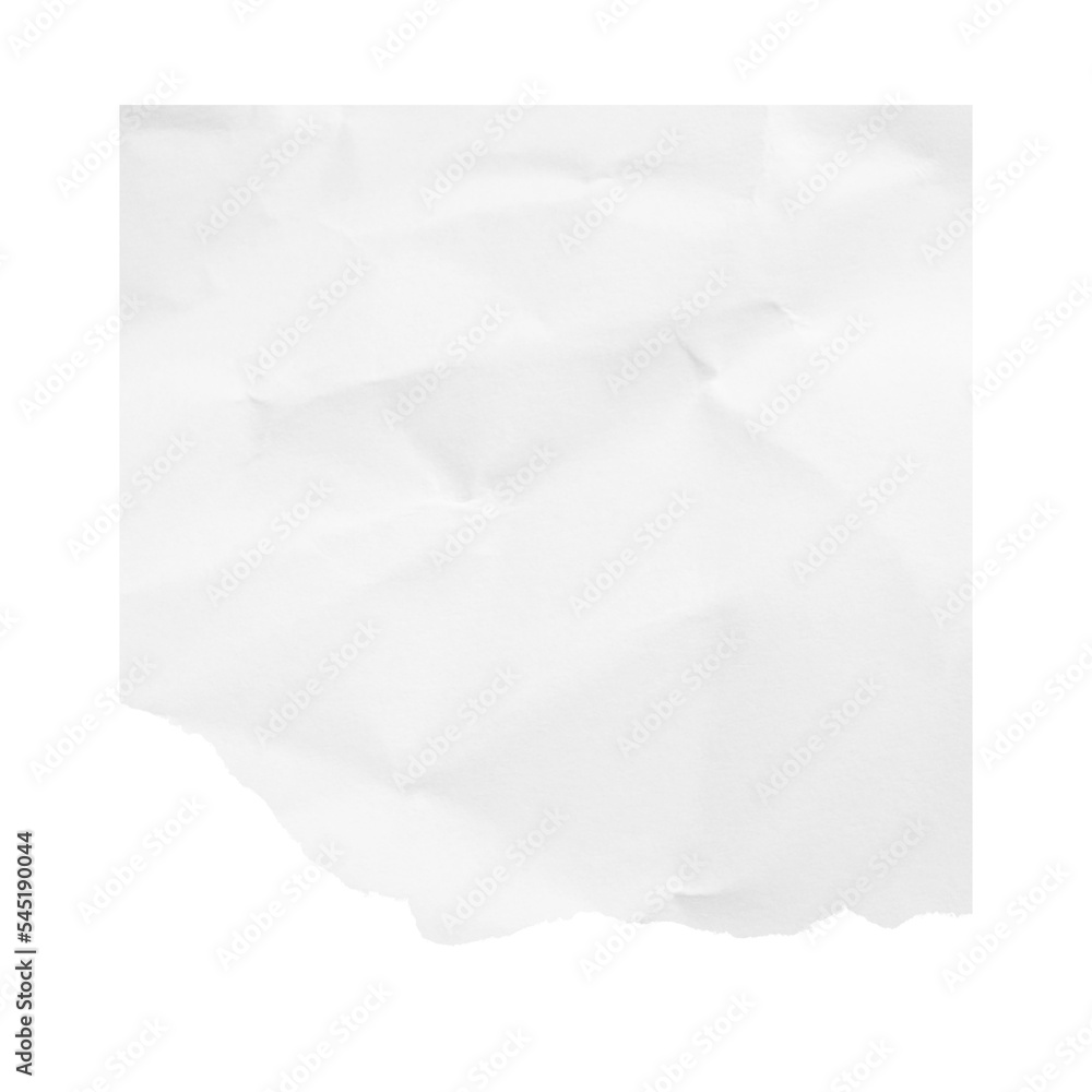 White crumpled and torn sheet of paper. Paper text background. Pink decorative paper White crumpled and torn sheet of paper. Paper text background. Pink decorative paper