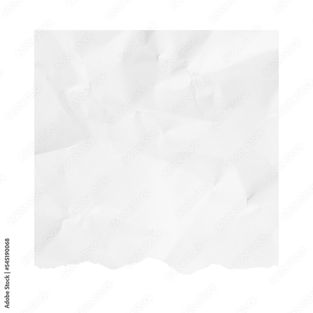 White crumpled and torn sheet of paper. Paper text background. Pink decorative paper White crumpled and torn sheet of paper. Paper text background. Pink decorative paper