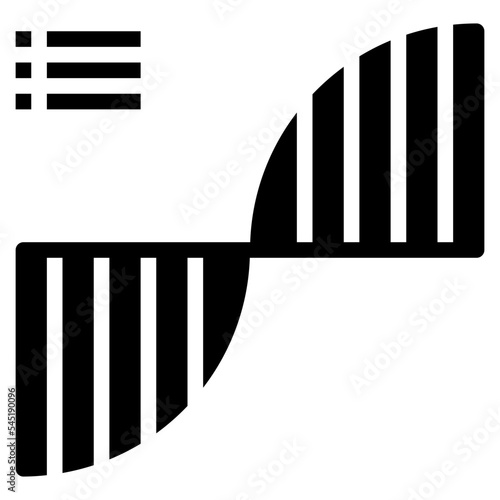 bar graph fluctuate chart icon
