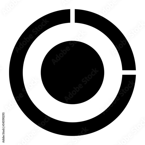 pie chart estimate percentage icon