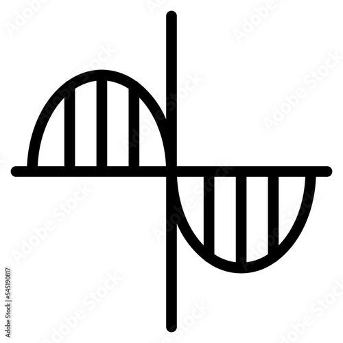 graph fluctuate chart time icon