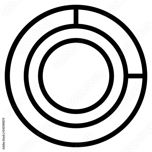 pie chart estimate percentage icon