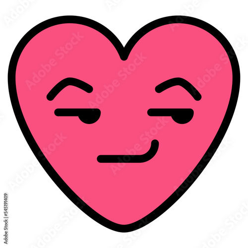 proud fantastic cool emoji heart icon