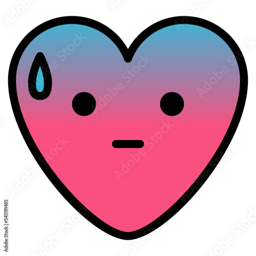wondering doubt unclear emoji heart icon