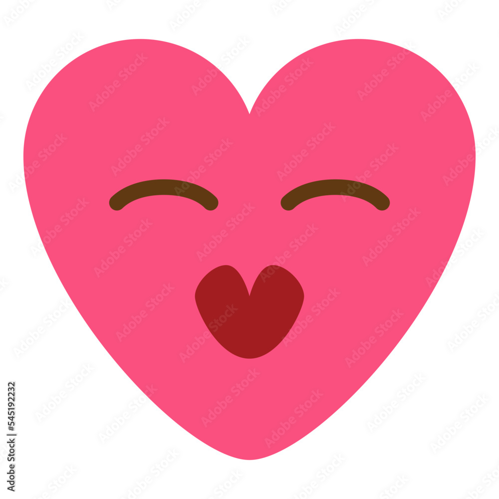 romantic lovely sweet emoji heart icon romantic lovely sweet emoji heart icon