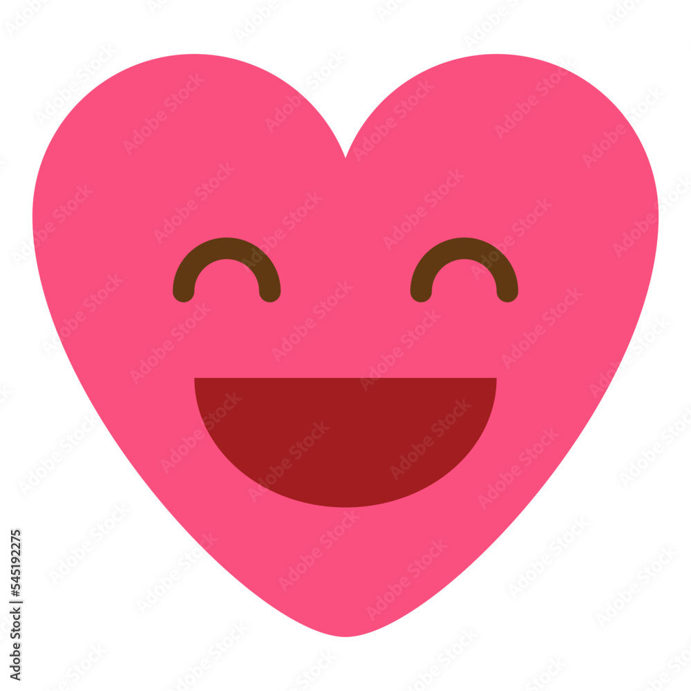 surprise wonderful excited emoji heart icon