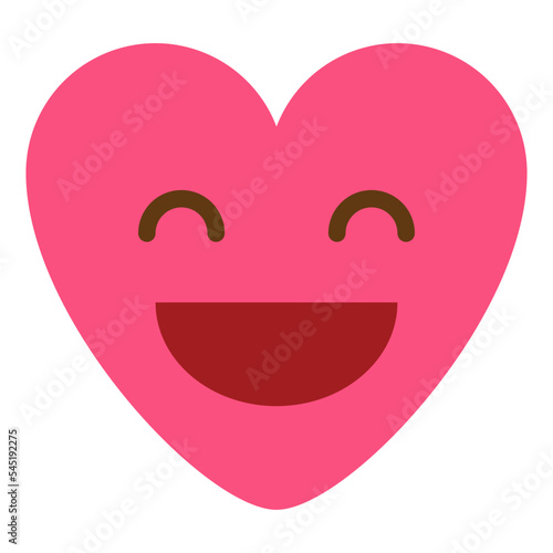 surprise wonderful excited emoji heart icon