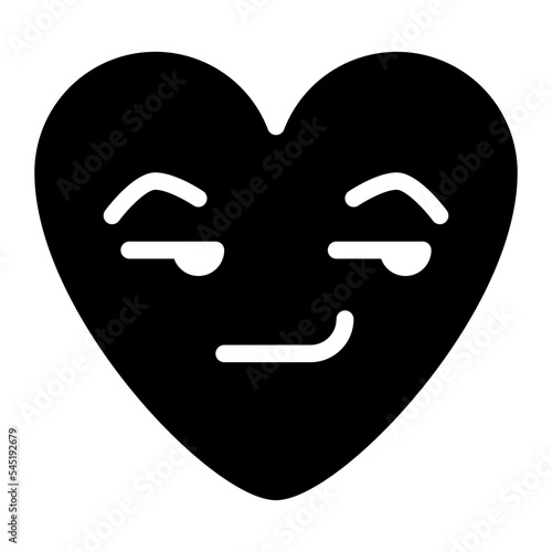 proud fantastic cool emoji heart icon