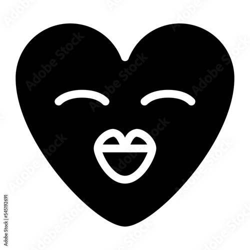 romantic lovely sweet emoji heart icon