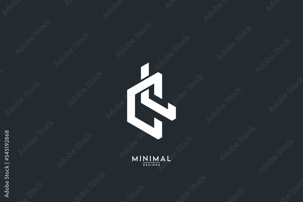 Alphabet letter CL, LC icon logo vector Stock Vector | Adobe Stock