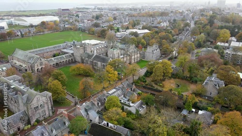 Aerial View for University of Aberdeen, New King's.