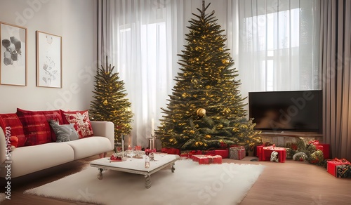 Beautyfull christmas living room