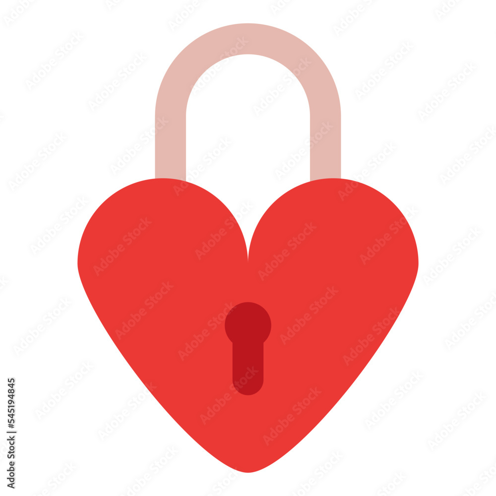 love heart locked romance icon love heart locked romance icon