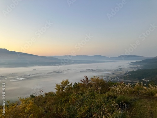 The Aso area is home to the worlds biggest inhabited volcanic caldera, known as Mount Aso. The sea of clouds in Aso s caldera is one of the best views, as known as Unkai.