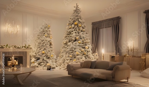 Beautyfull christmas living room