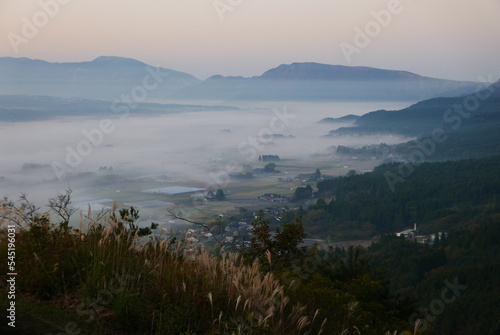 The Aso area is home to the worlds biggest inhabited volcanic caldera, known as Mount Aso. The sea of clouds in Aso s caldera is one of the best views, as known as Unkai.