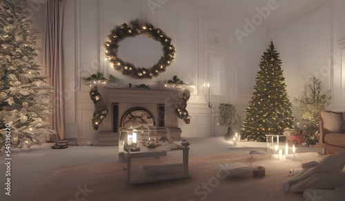 Christmas living room 