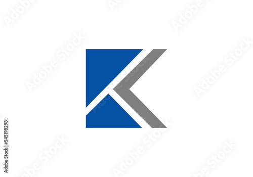 Free Download initial letter logo K initial company icon business logo background illustration - GFXLoad