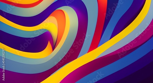illustration of geometric and angled shapes, colorful abstract background with geometric elements,