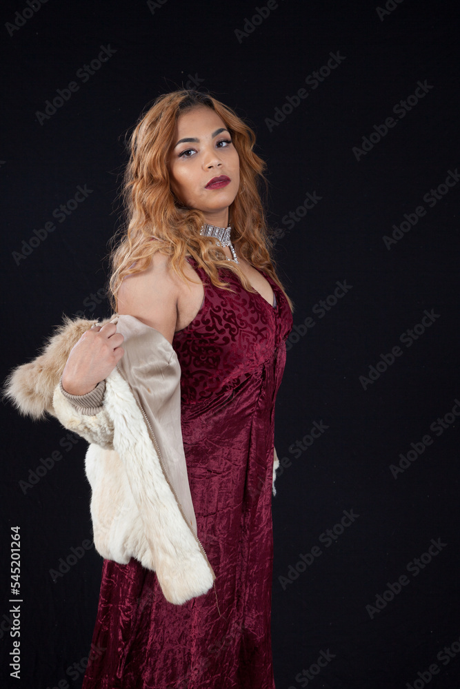 Fototapeta premium Beautiful woman looking thoughtful