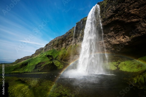 Seljalandsfoss waterfall in Iceland during the daytime