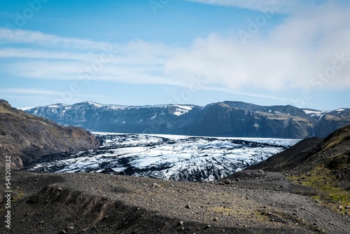 Fototapeta Naklejka Na Ścianę i Meble -  Beautiful view of a glacier in Iceland