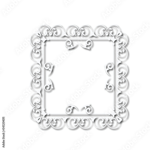 Frame, in the style of an ornament, Vector illustration eps 10, Art. 