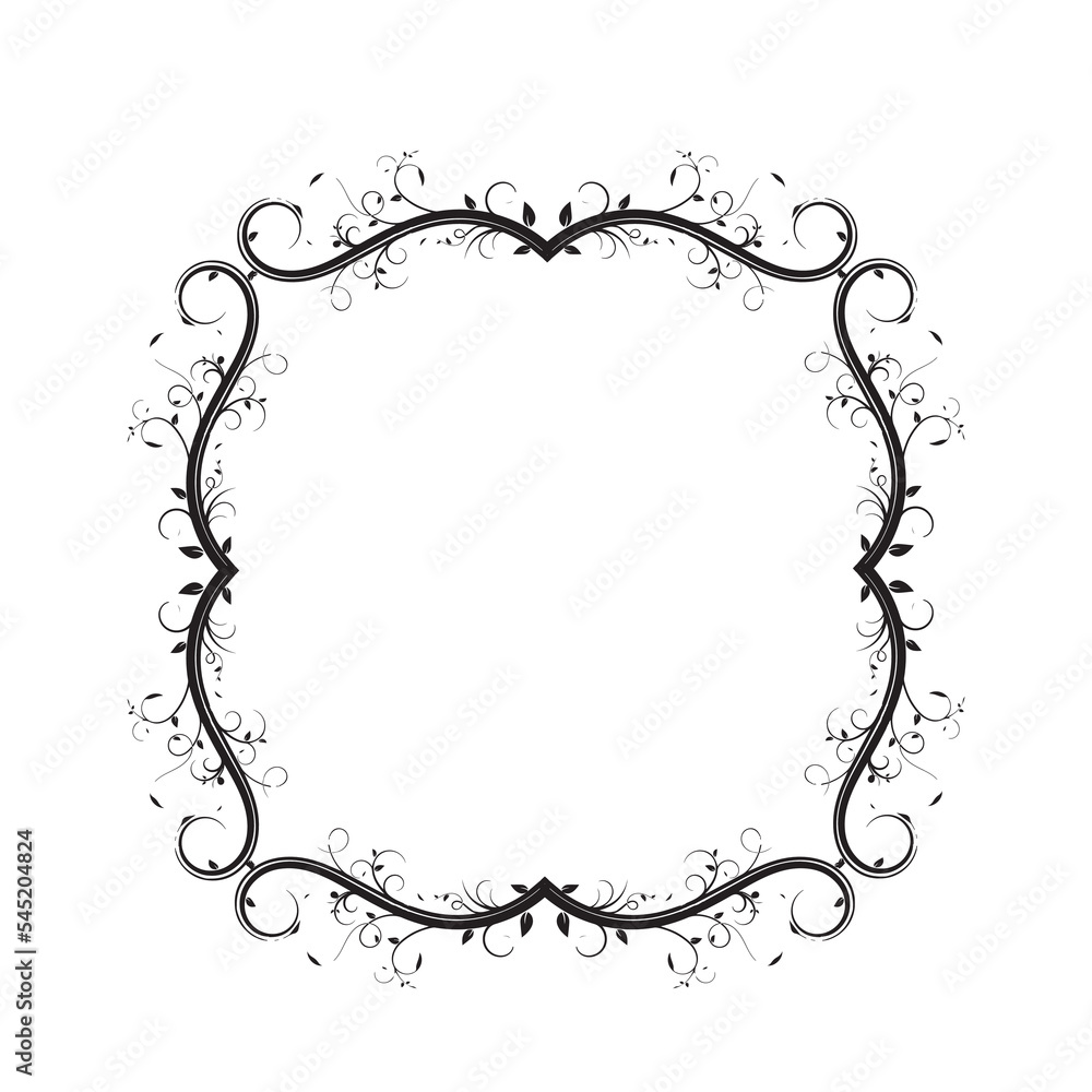 Frame, in the style of an ornament, Vector illustration eps 10, Art. Frame, in the style of an ornament, Vector illustration eps 10, Art.