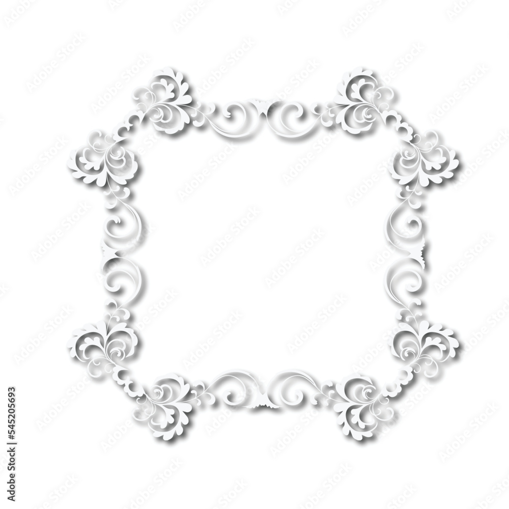 Frame, in the style of an ornament, Vector illustration eps 10, Art. Frame, in the style of an ornament, Vector illustration eps 10, Art.