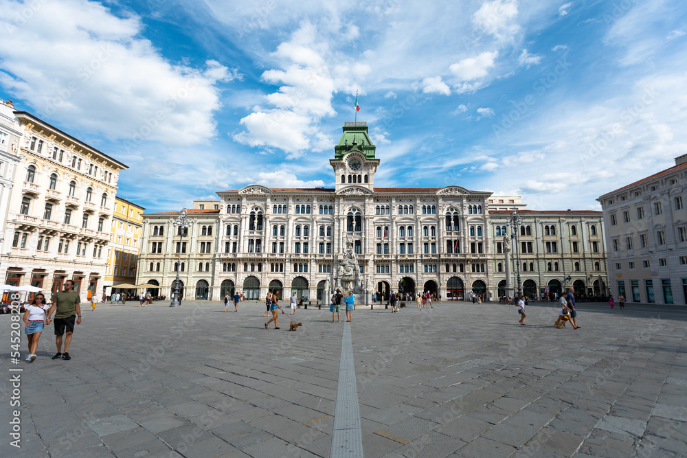 Fototapeta premium Unity of Italy Square in Trieste, Italy