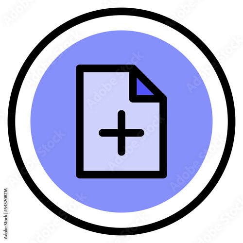 file add interface ui icon