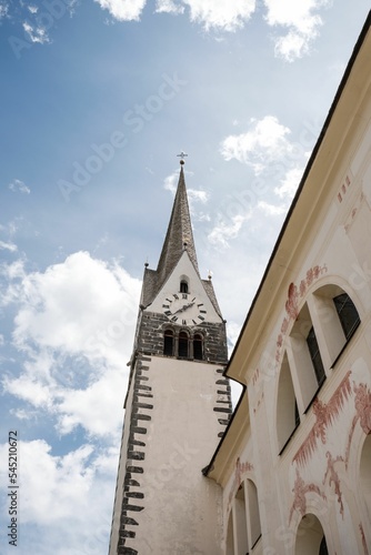 Low angle of Rathaus Vohburg town hall against the sky - concept of a small wedding ceremony photo