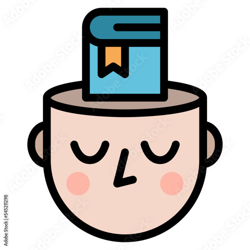 learner mind human strength icon