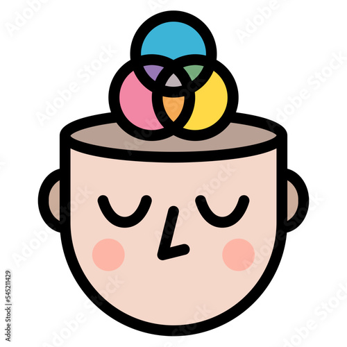 smart mind human ability icon