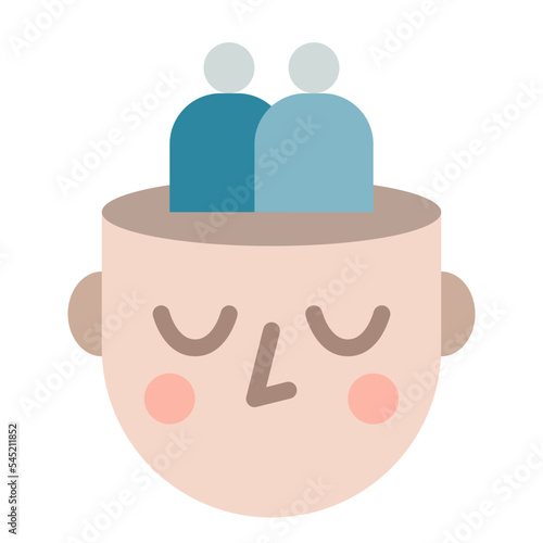 empathy mind relationship strength icon