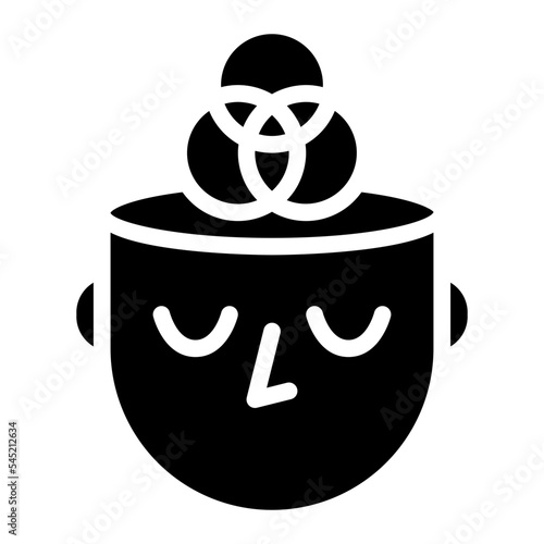 smart mind human ability icon