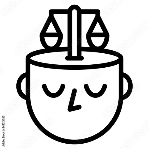 includer mind human honest icon