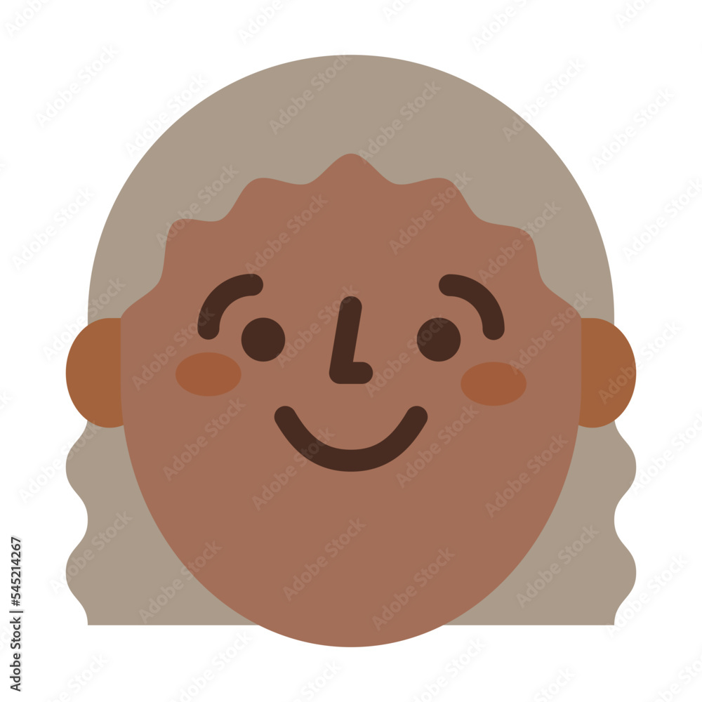 Fototapeta premium girl avatar female smile icon