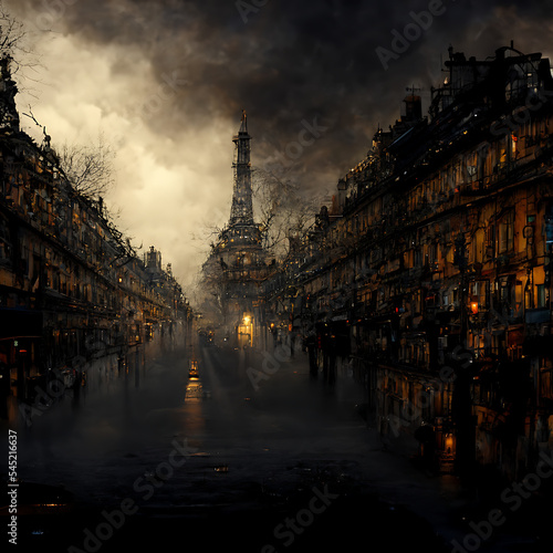 Gothic Paris style 