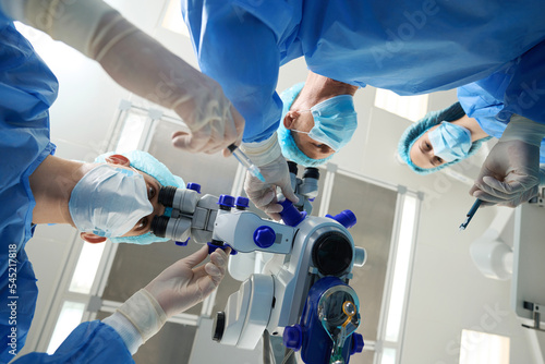 Surgeons doing an surgery in the hospital