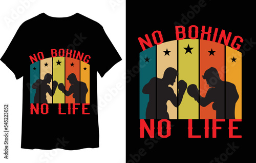 Boxing t-shirt design