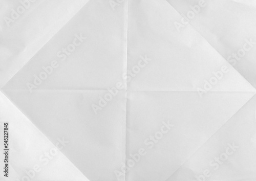 white paper texture folded letter style realistic photography