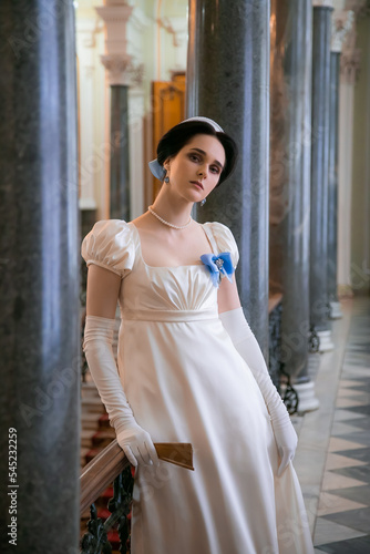 Cuadro en lienzo XIX century regency woman