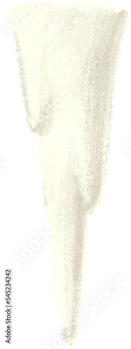 Christmas collection. Christmas white snow icicle, isolated.